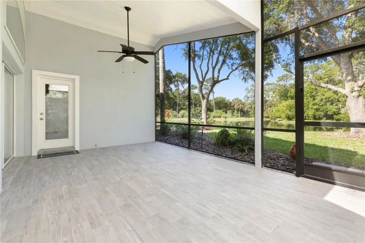 SCREENED PORCH OVERLOOKING LAKE