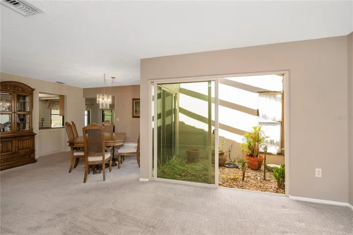 Dining & Living room combo with Atrium