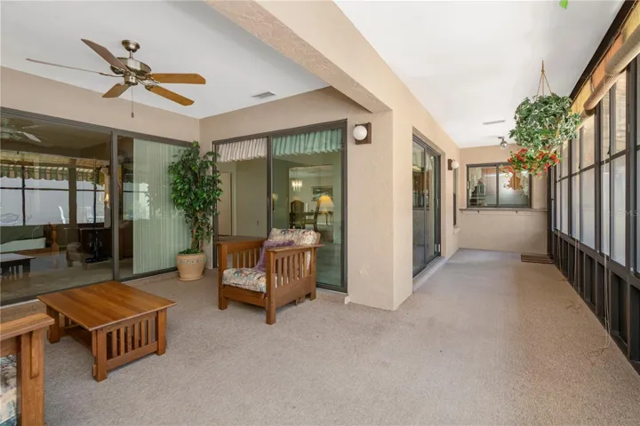 Florida Room with view into Kitchen