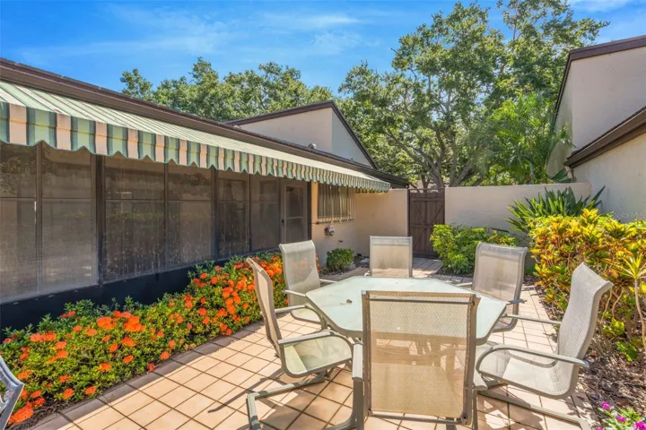 Private courtyard perfect for entertaining