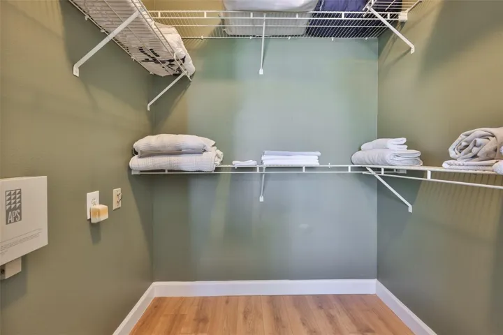 Primary walk-in closet