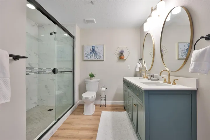 New bathroom with double sinks