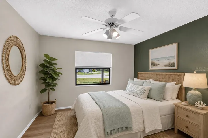 Virtually Staged Secondary Bedroom