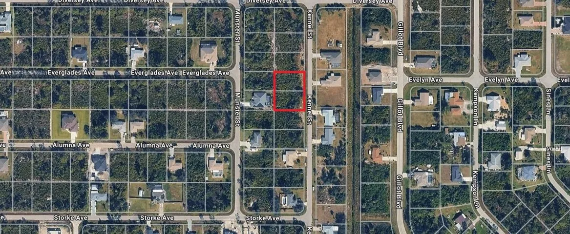 Both lots side by side offering a large homesite and yard.