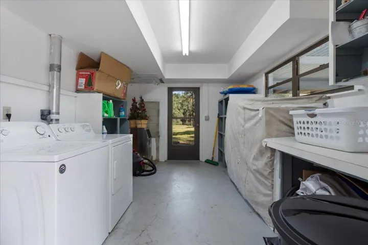Laundry/storage areafirst level