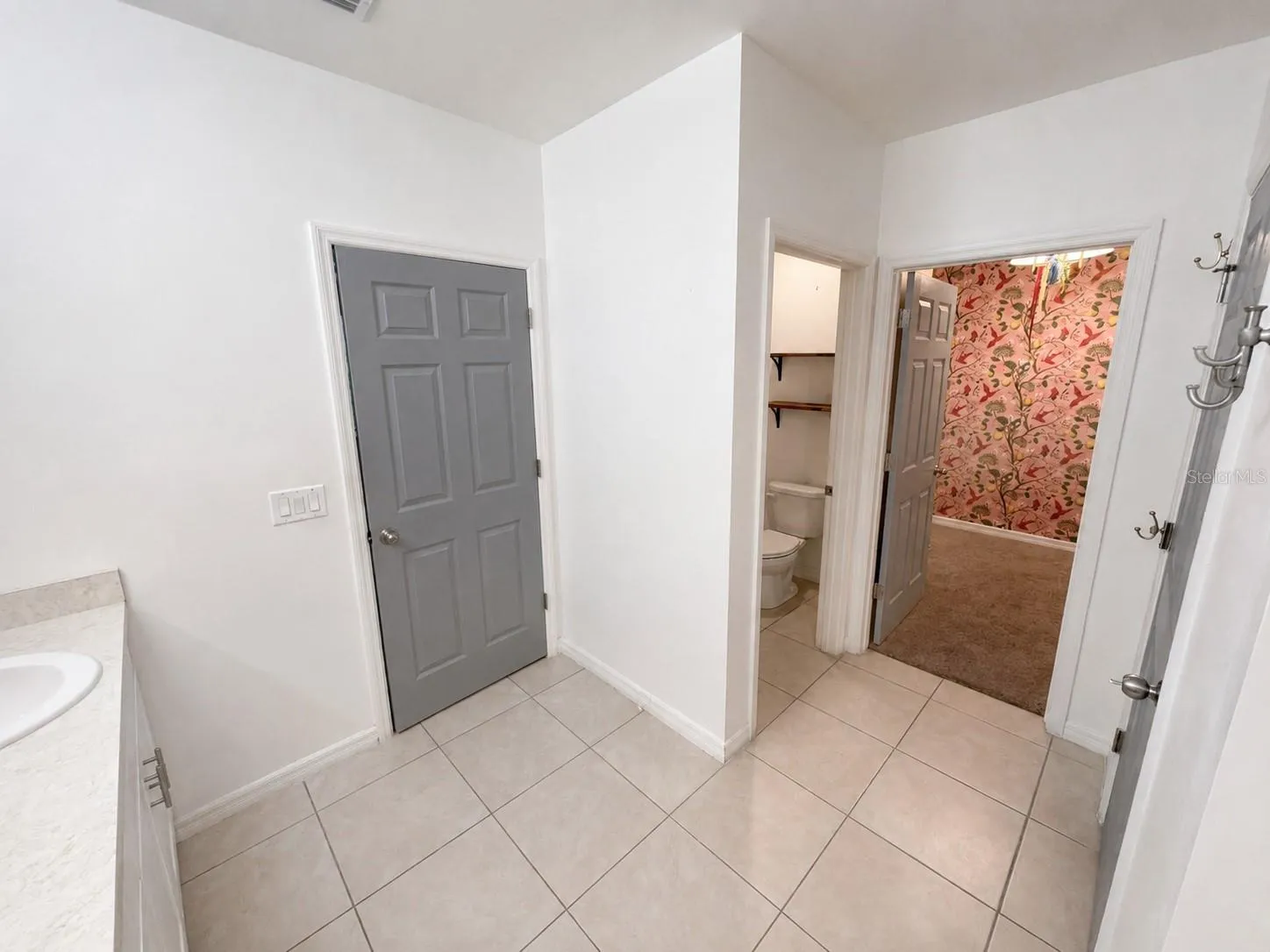 Master bathroom/closet