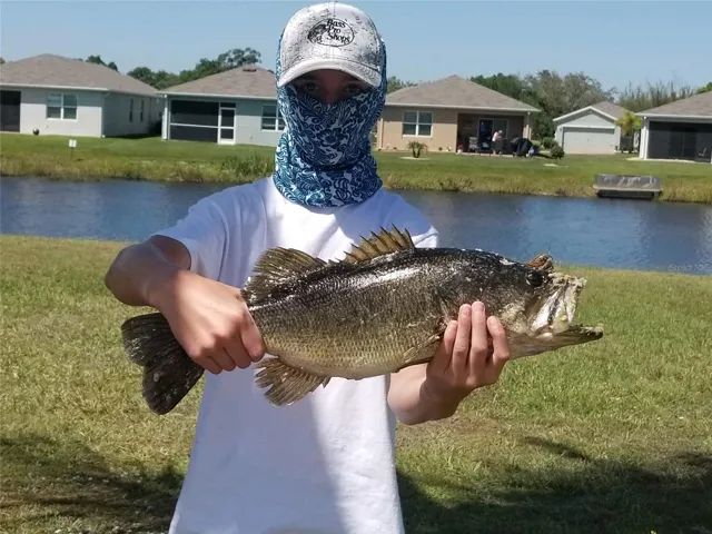 Bass caught in one of the Calusa Creek lakes