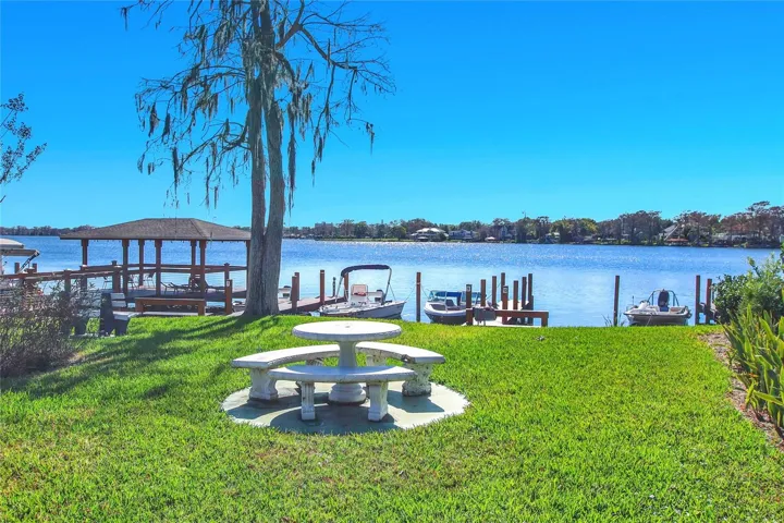 Scenic lakefront view