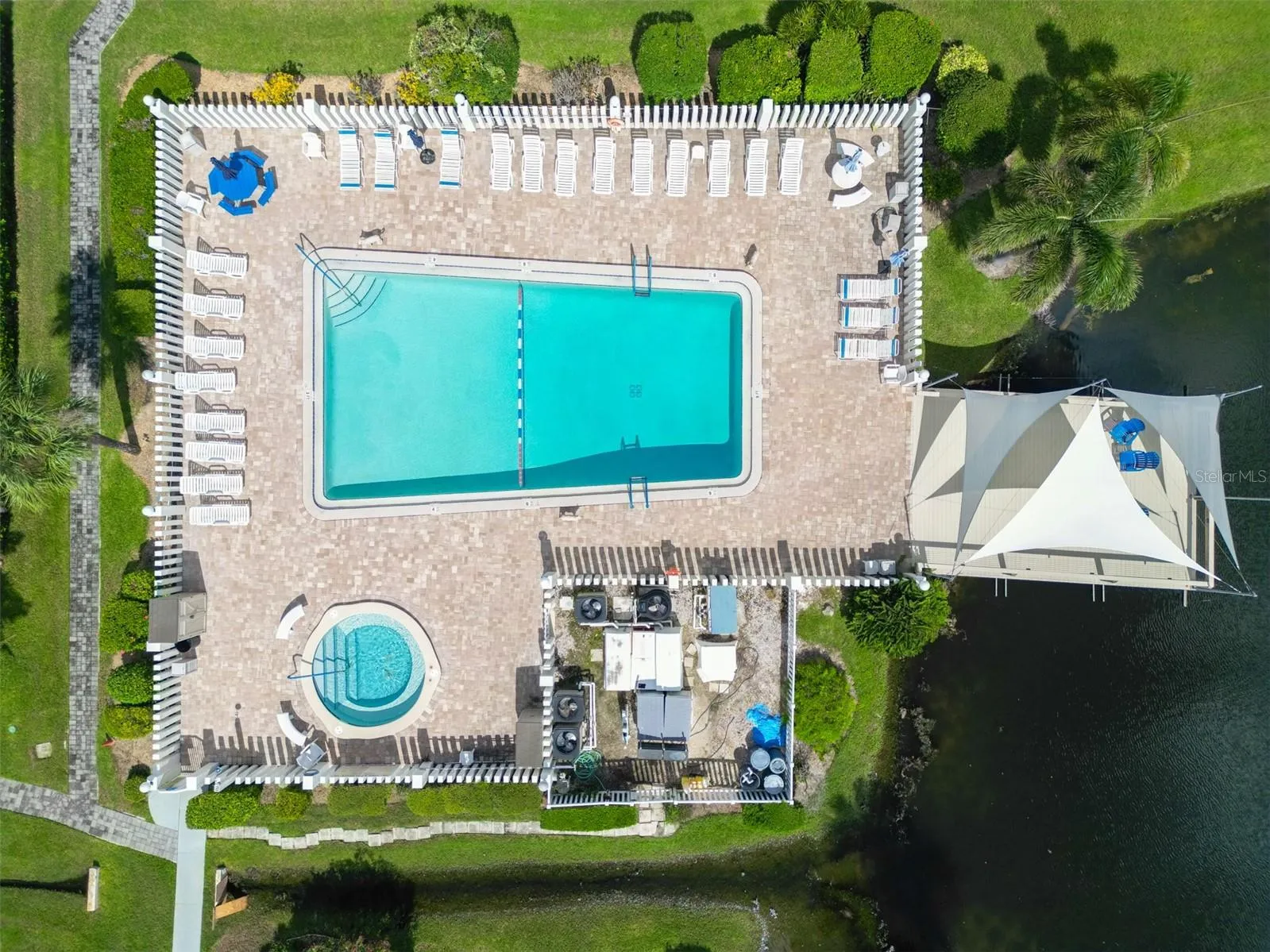 Aerial of Pool/Spa