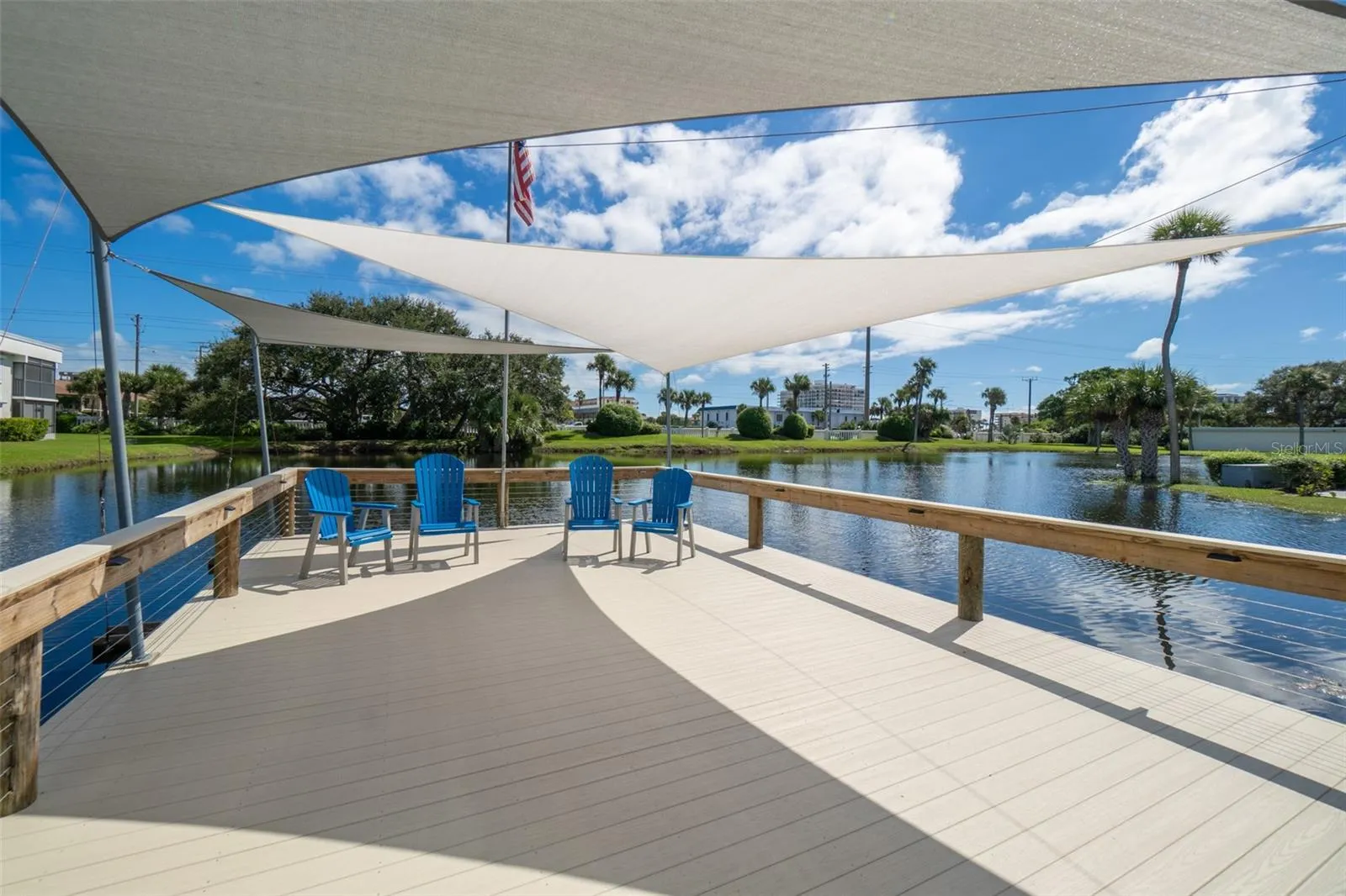 New Covered Waterfront Deck