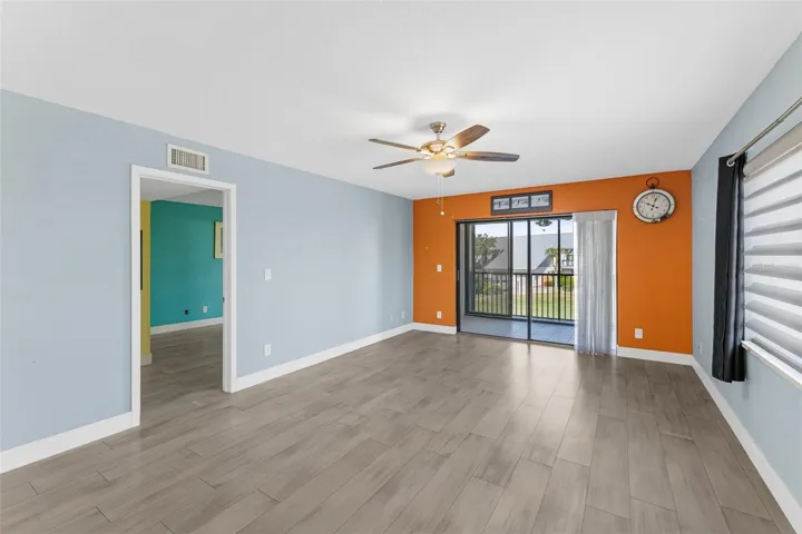Living Space and Balcony