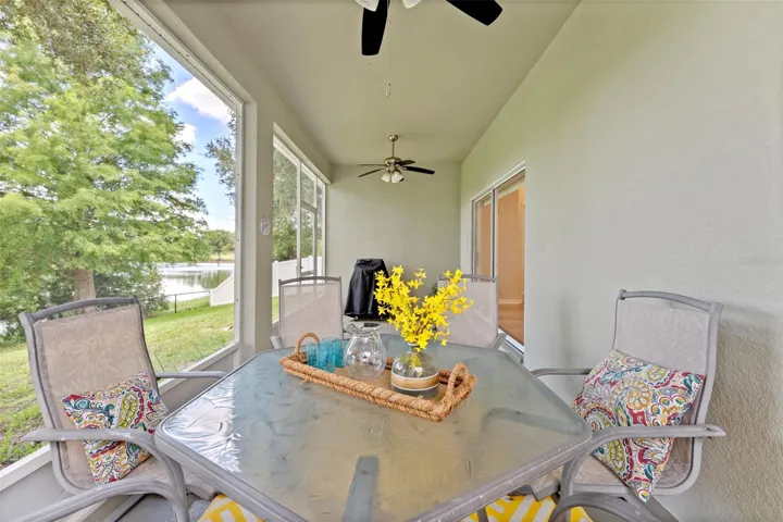 Screened patio