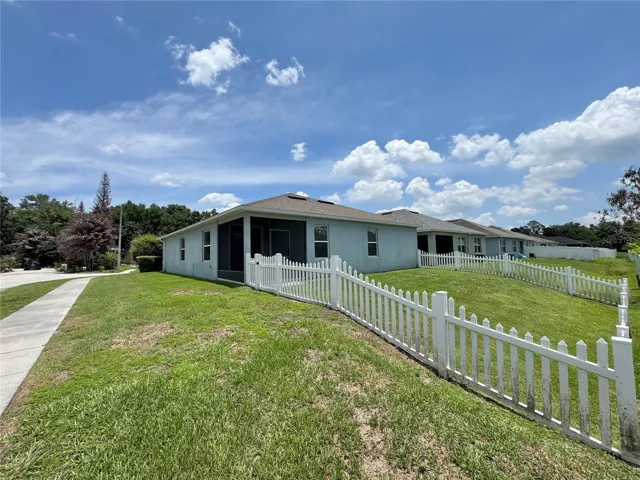 Fenced in rear yard