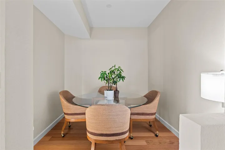 Dedicated dining area