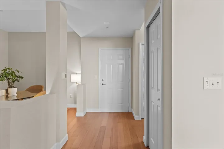 Beautiful Brazilian Oak flooring throughout the unit