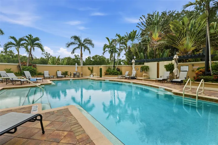 Another view of the pool with the hot tub off to the right.