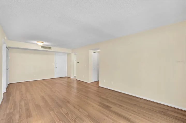 Dining end of living room
