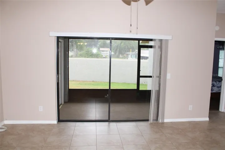 Patio off the Living area