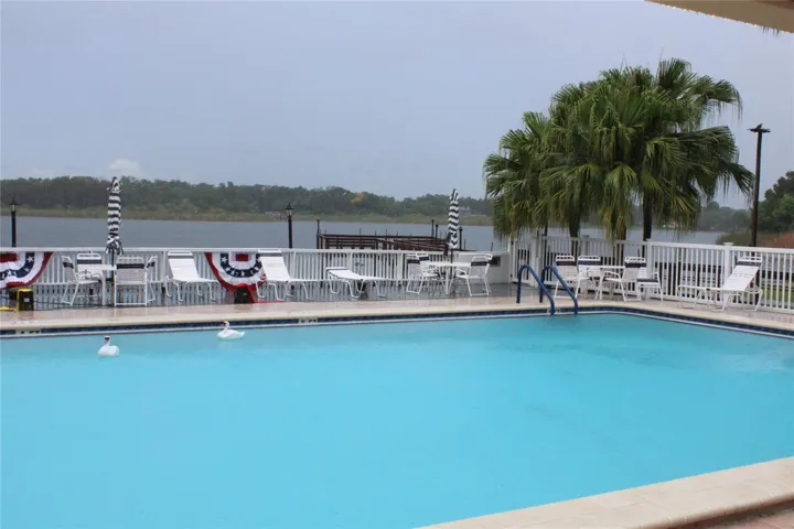 Pool overlooking Lake Arbor