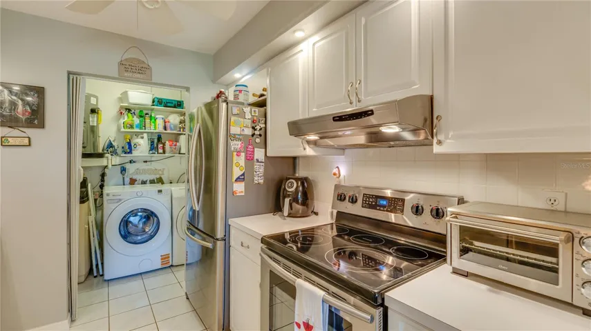 LAUNDRY ROOM OFF THE KITCHEN