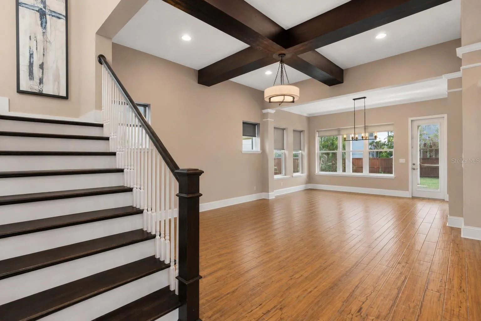 AI-edited to remove furniture to show the space