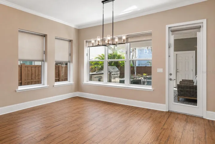 AI-edited to remove furniture to show the space