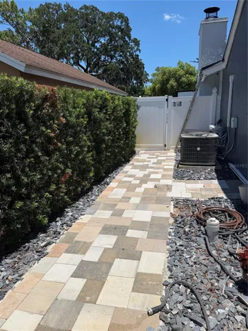 SIDE ENTRANCE TO GARAGE