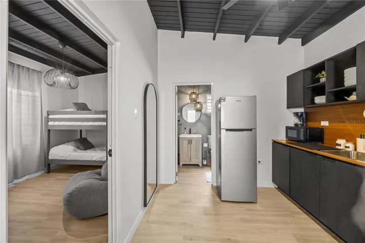 Kitchen and Bedroom
