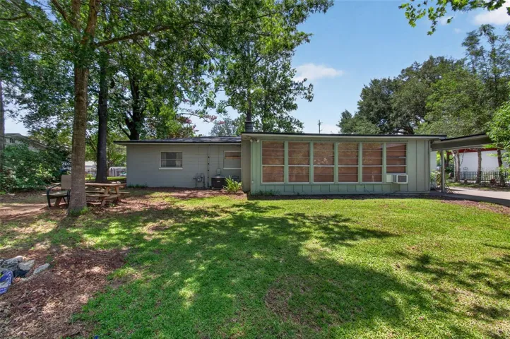 Backyard and back of house