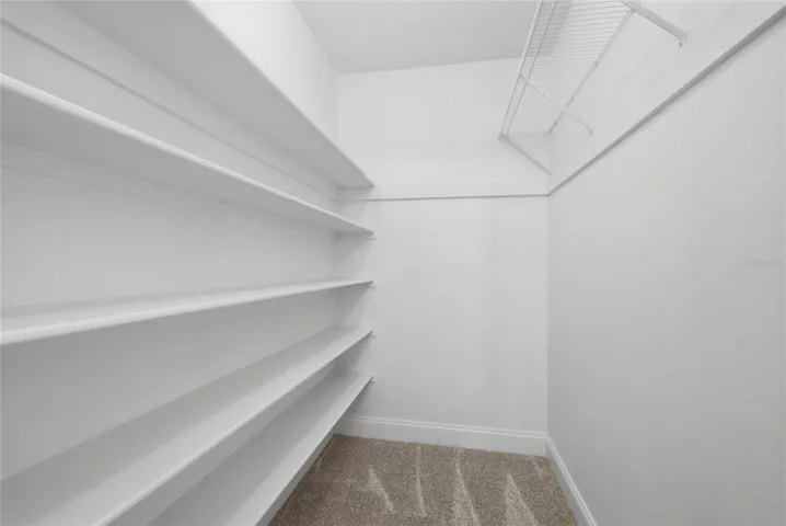 Primary walk in closet