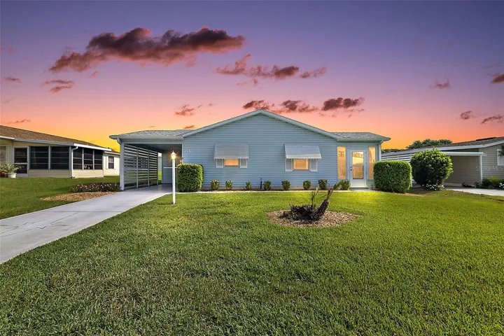 Twilight Front Elevation