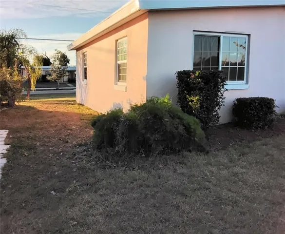 Left side of house from backyard