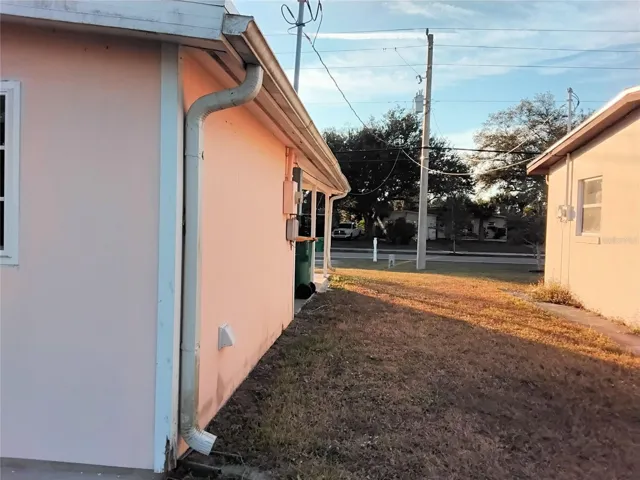 Right of house from backyard