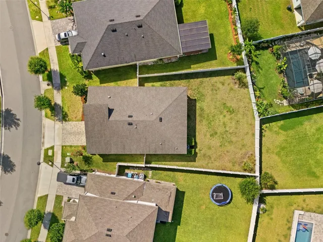 Aerial + Large Yard, Fully Fenced