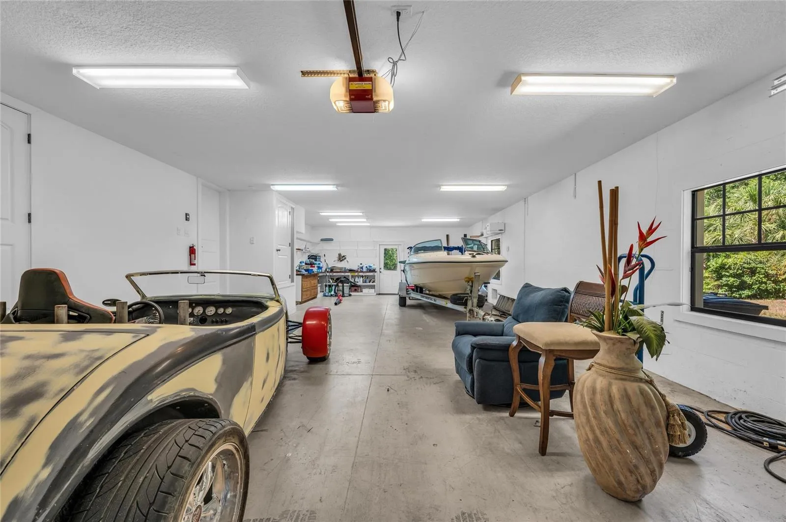 4 car tandem garage