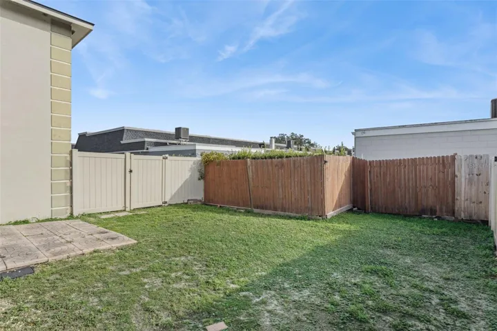 private back yard