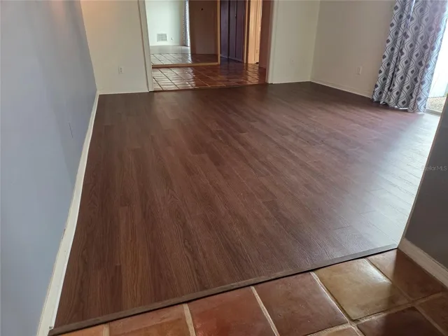 Brand new luxury vinyl flooring installed  on 5/1/26