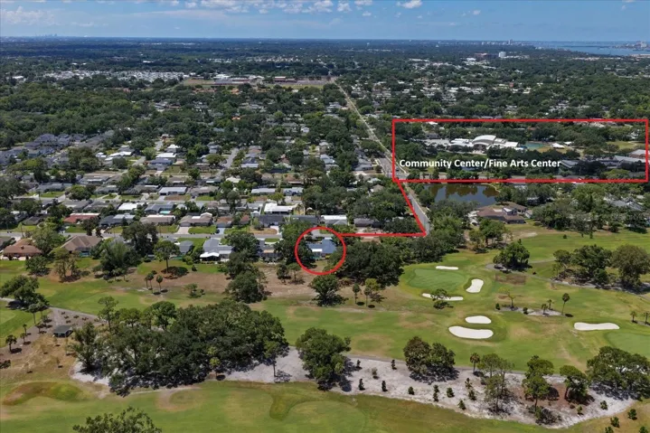 Just a few steps to a thriving Community Center, Fitness Center and Fine Arts Center.  This property is host to numerous outdoor festivals and events throughout the year.