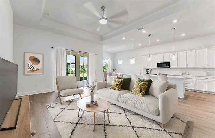 Virtually Staged - Open Gathering Room