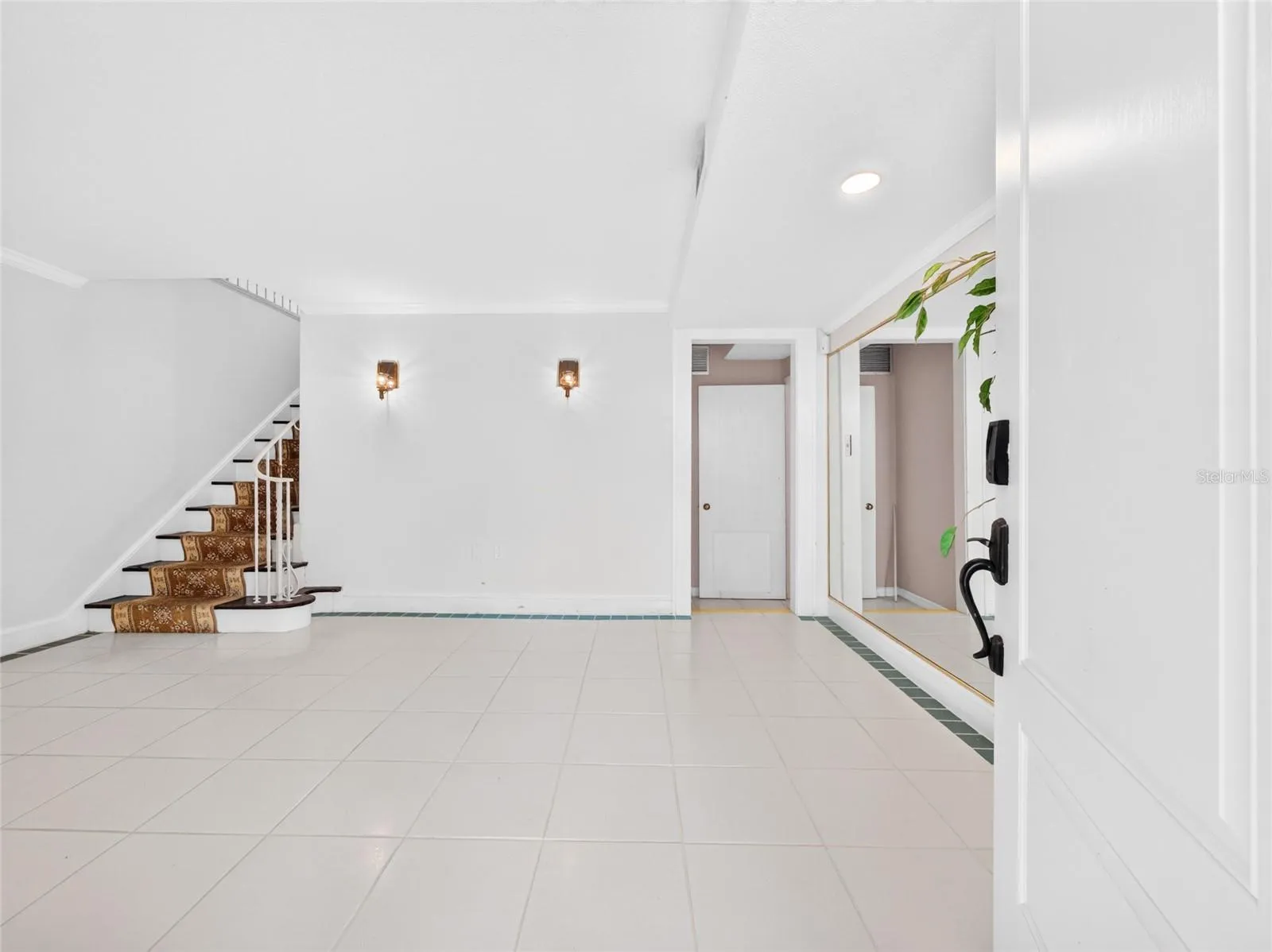 Stairs to main living space.