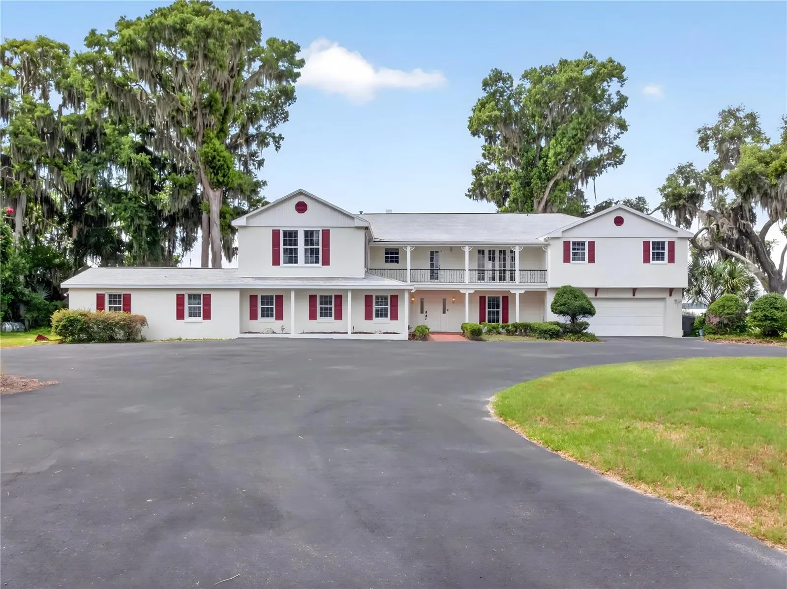 Great curb appeal.  Home sits deep on the lot with plenty of parking for family and guests.