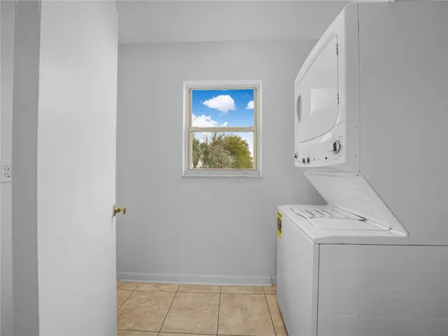 In-unit laundry room