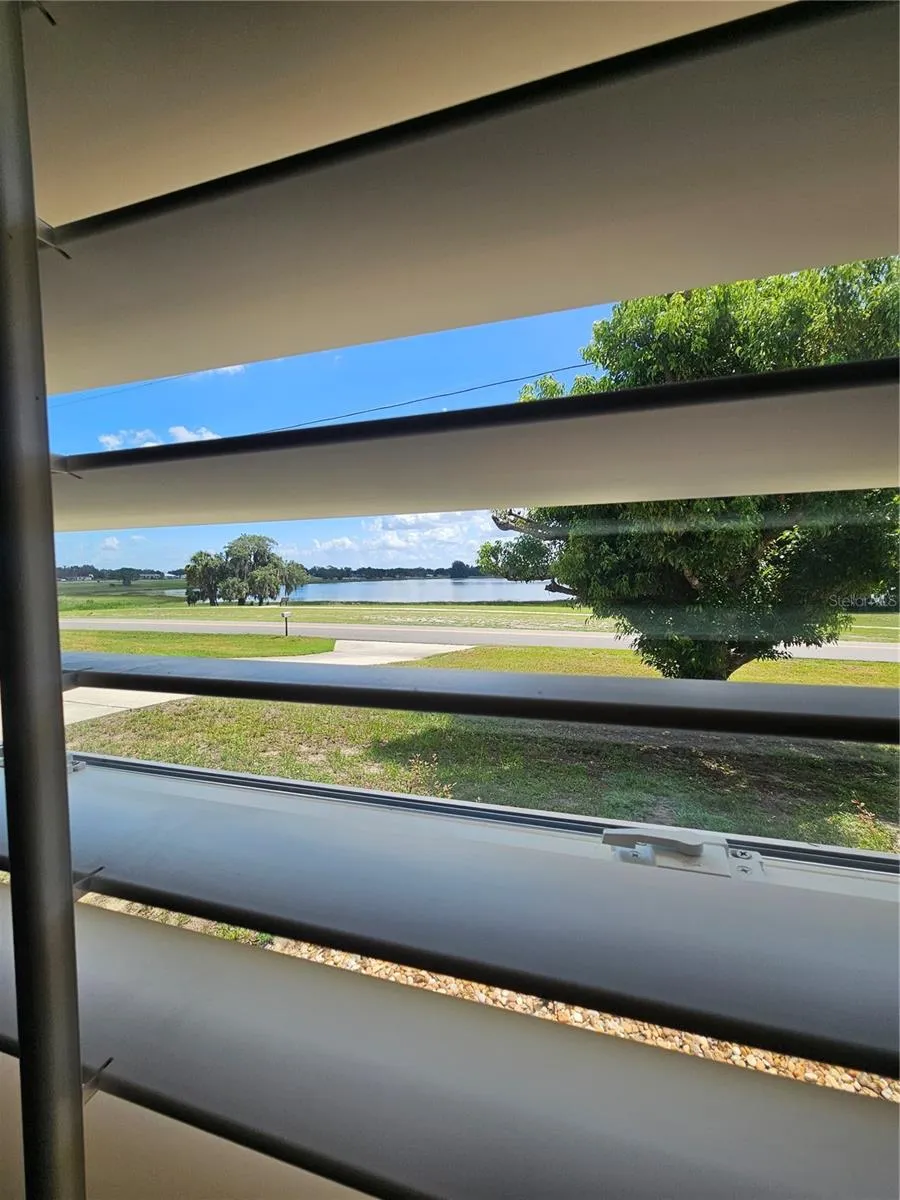 view from living room- Lake view