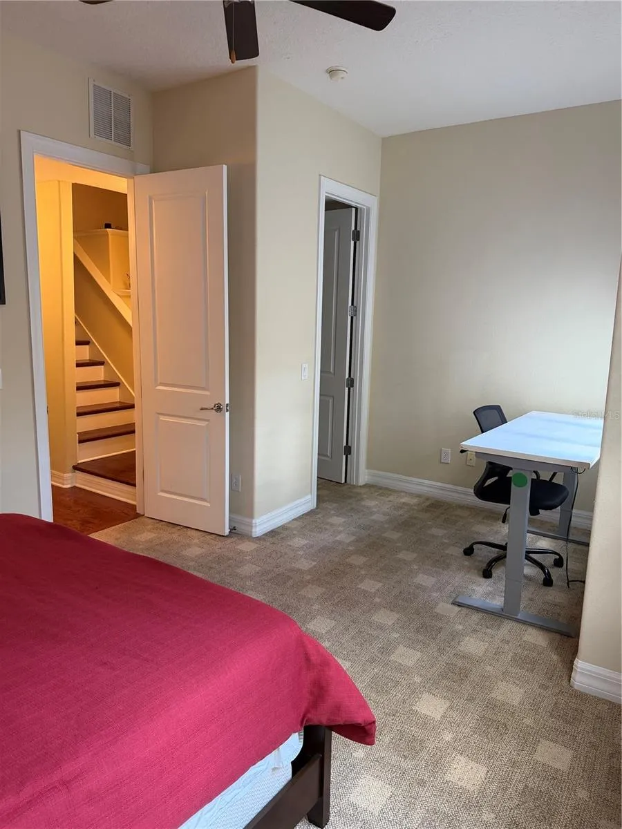 2nd bedroom walking closet door