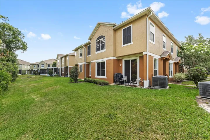 Plenty of space in back yard to entertain, play and enjoy the Florida sun all maintained by the HOA