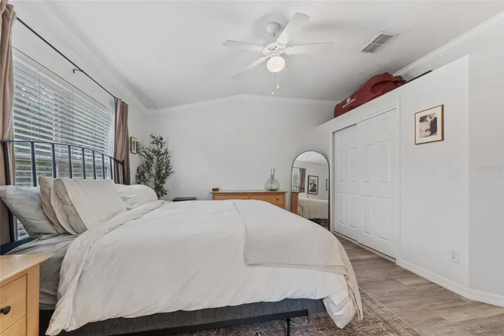 Primary bedroom with spacious closet