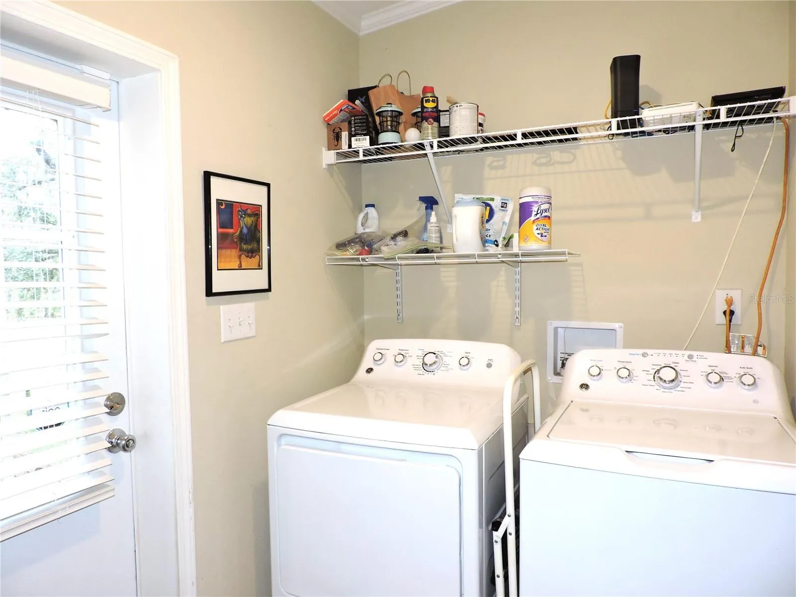 indoor laundry