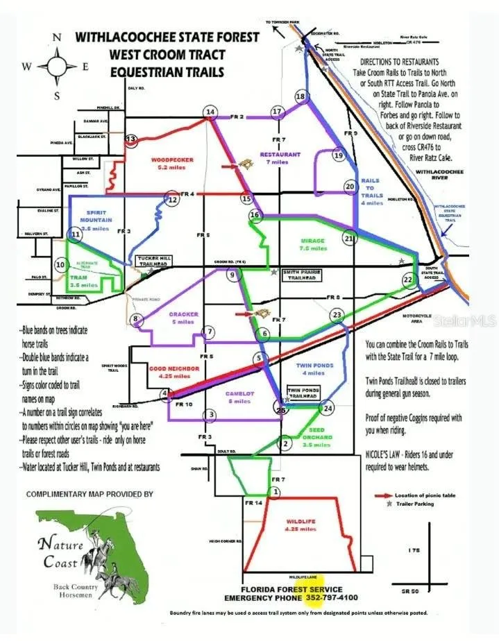 Equestrian Trail Across the Street