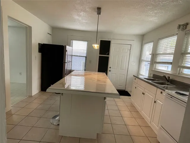 Kitchen view from Bathroom door