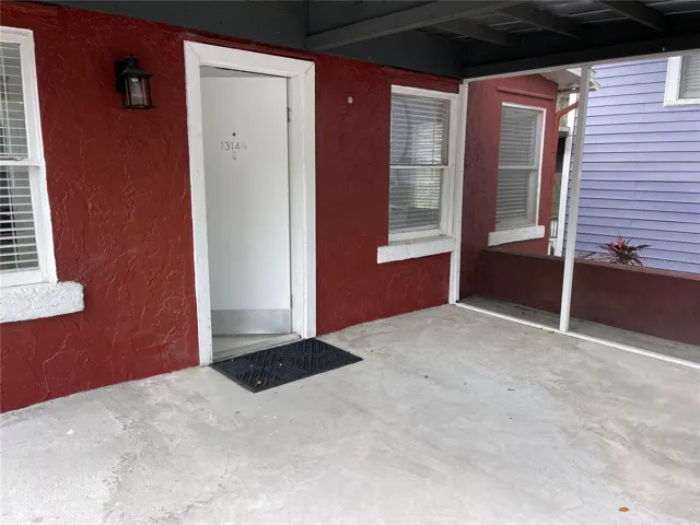 Entrance from front porch